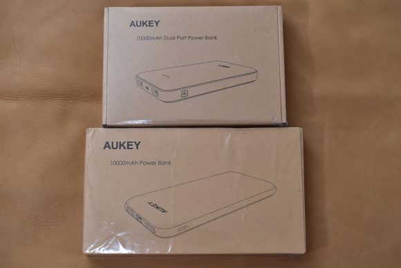 AUKEY PB-N50、PB-N51 外箱比較写真1