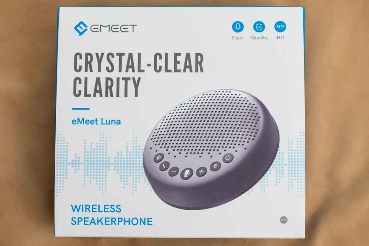 9817円 新しい季節 eMeet Luna スピーカーフォン 会議用マイクスピーカー Bluetooth対応 Skype Zoom など対応 ノイズキャンセリング