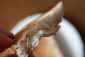 アラジンのトースターで焼いた食パンの断面