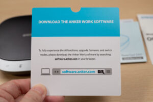 Anker PowerConf S360 のアプリダウンロード指示