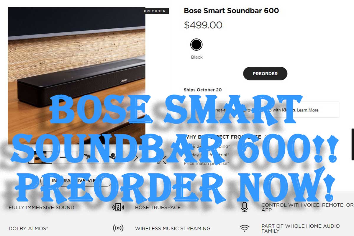 Bose Smart Soundbar 600』がプレオーダー受付中！（米国の話です） - モノ好き。ブログ