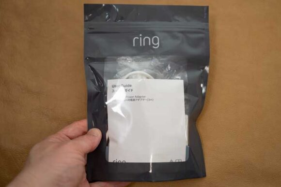 「【Ring Indoor Cam用】 電源アダプター (3m)」のパッケージ