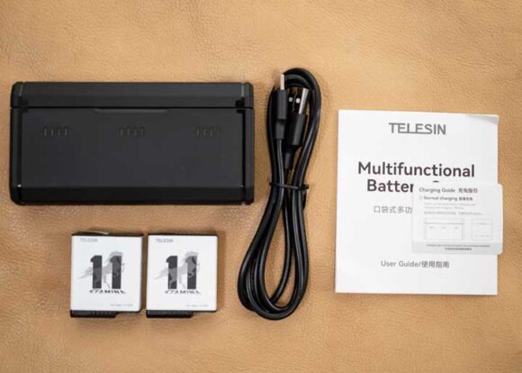 TELESIN Gopro 用 Enduro式バッテリー充電器セットの内容