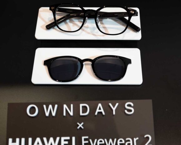 『OWNDAYS×HUAWEI Eyewear 2』の実物