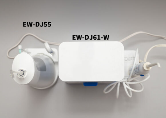 EW-DJ55とEW-DJ61-Wの占有面積の比較