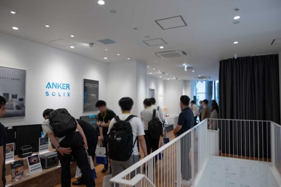 Anker Store 渋谷 2Fの様子