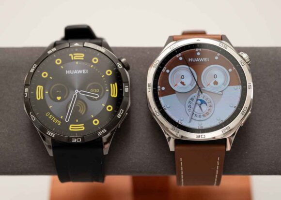 HUAWEI WATCH GT 5とHUAWEI WATCH GT 4の外観比較画像