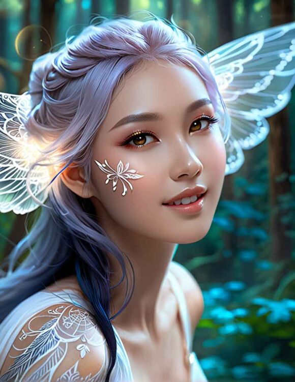 「妖精」、スタイル「ファンタジー」で生成した画像