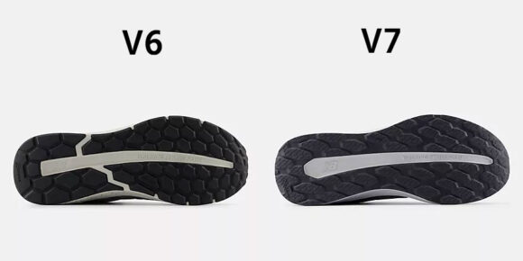 MW880 v6 と v7 の底面の比較