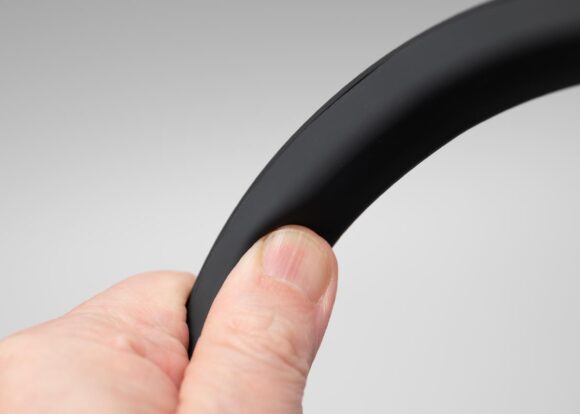 ヘッドバンドのクッションはシリコン素材