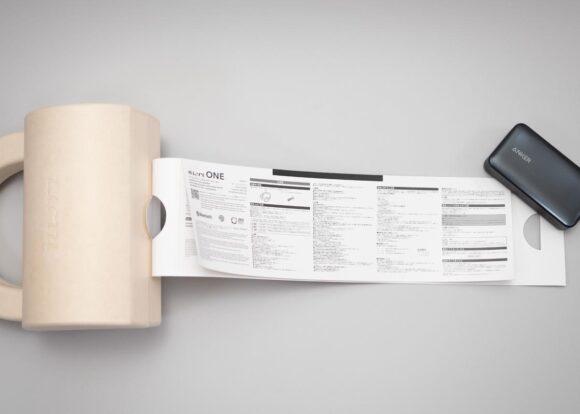 巻物状の説明書