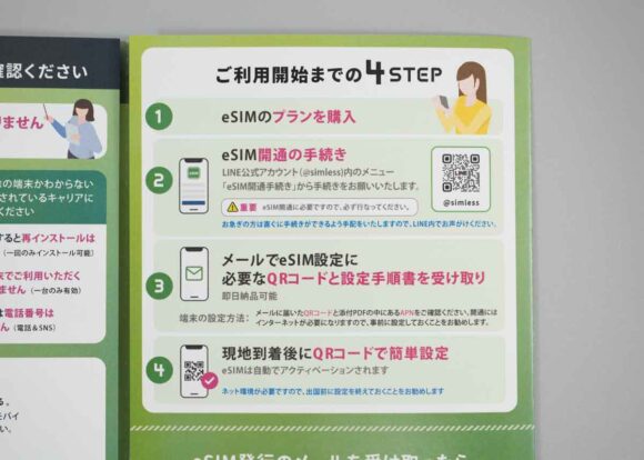 説明書に従ってまずは開通のためにLINE友だちになる