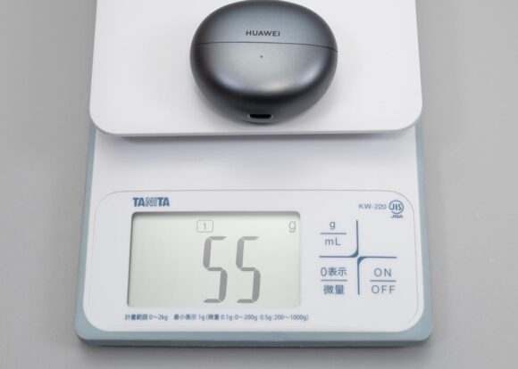 前モデル FreeClip(初代)の重量は55g