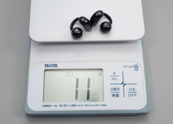 前モデル FreeClip(初代)のイヤホン重量は11g