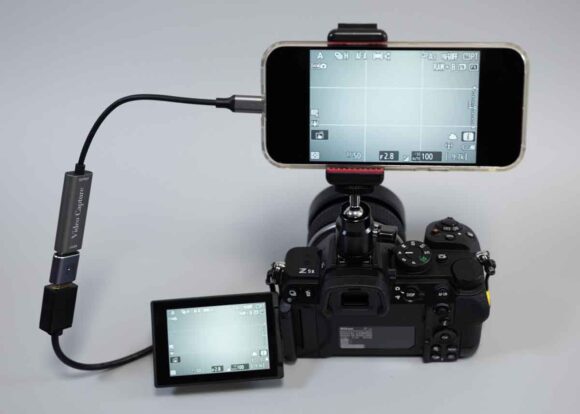 スマートフォンでHDMI出力をキャプチャーする構成のイメージ