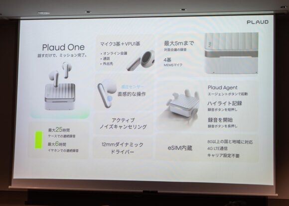 Plaud One の特徴一覧
